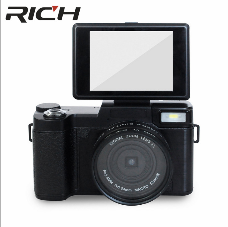 

DHL 5pcs/lot p1 Digital Camera 1080P 15fps Full HD 24MP D 3.0inch Rotatable LCD Screen Video Camcorder Wide Angle Lens Cameras, As pic