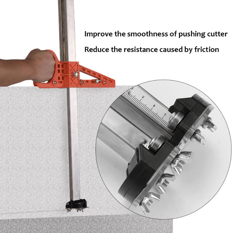 

Manual Portable Gypsum Board Cutter Hand Push Drywall Cutting Tool 20-600mm