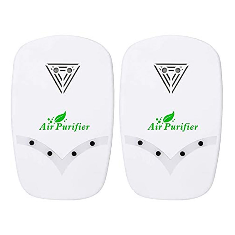 

2 Pack Air Purifier Mini Air Cleaner Ionizers for Odor Allergies Eliminator for Pets Cooking and Smoke Dust US Plug