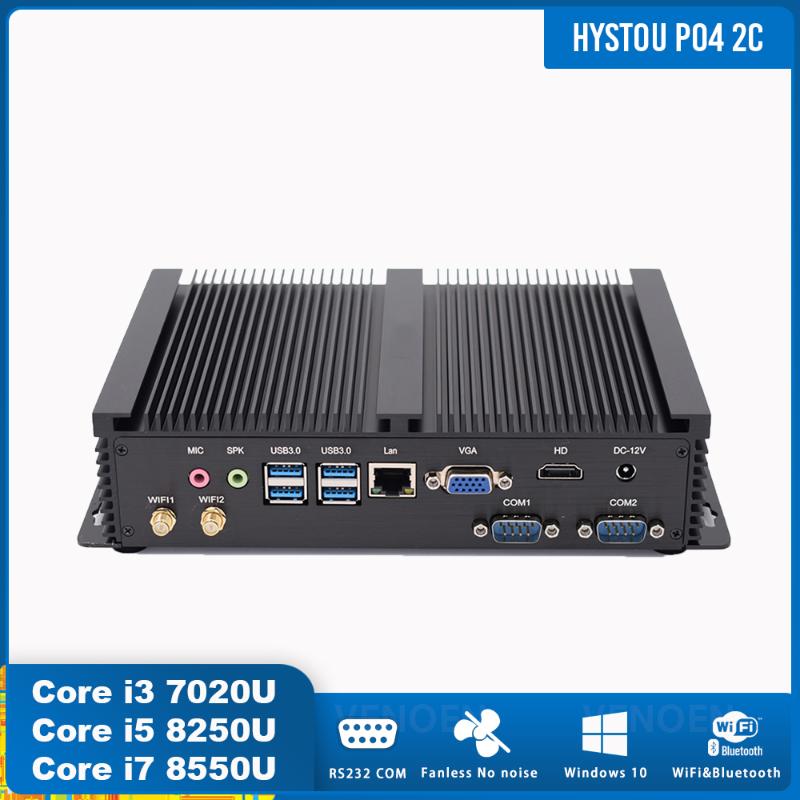 

Intel Core i3 7100U Industrial Mini PC Celeron 1037U Windows XP Win7 Computer 3317U 4K HD RS232 X86 Thin Client 7200U