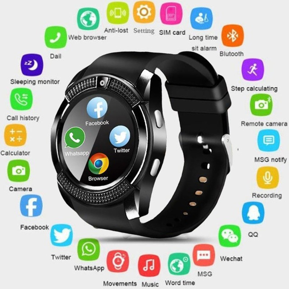round mobile watch