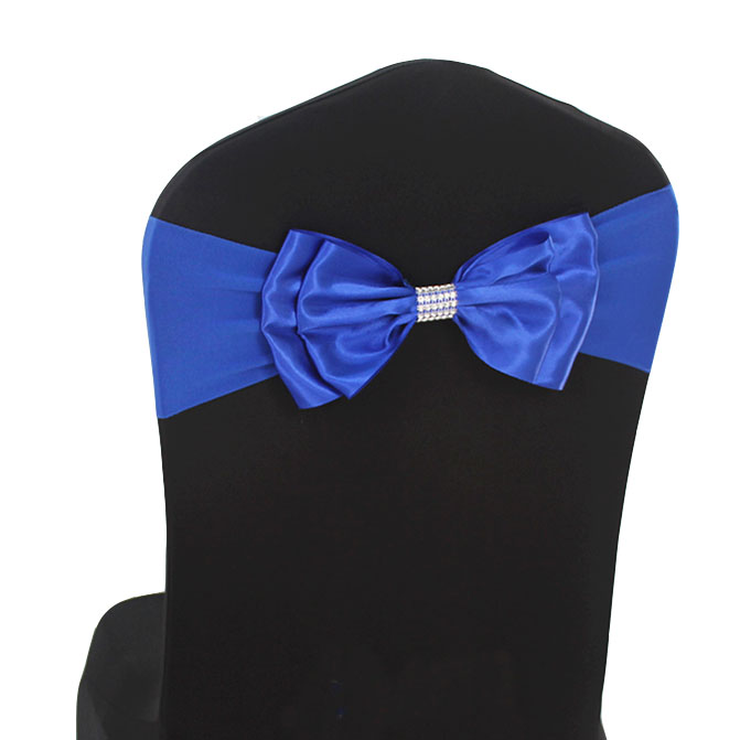 

Dearest 10pcs/lot FREE shipping red black yellow golden chair sashes for wedding decoration free tie