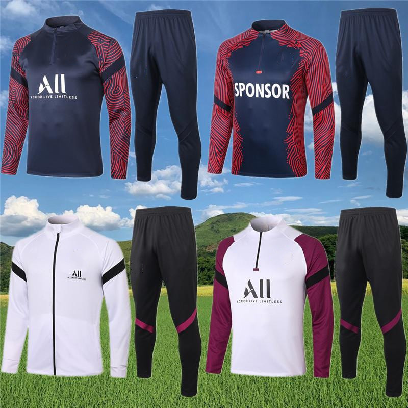 

Paris MBAPPE Soccer Jackets Tracksuit 2020 21 jogging VERRATTI CAVANI SARABIA Training suit ICARDI ANDER HERRERA football Survetement