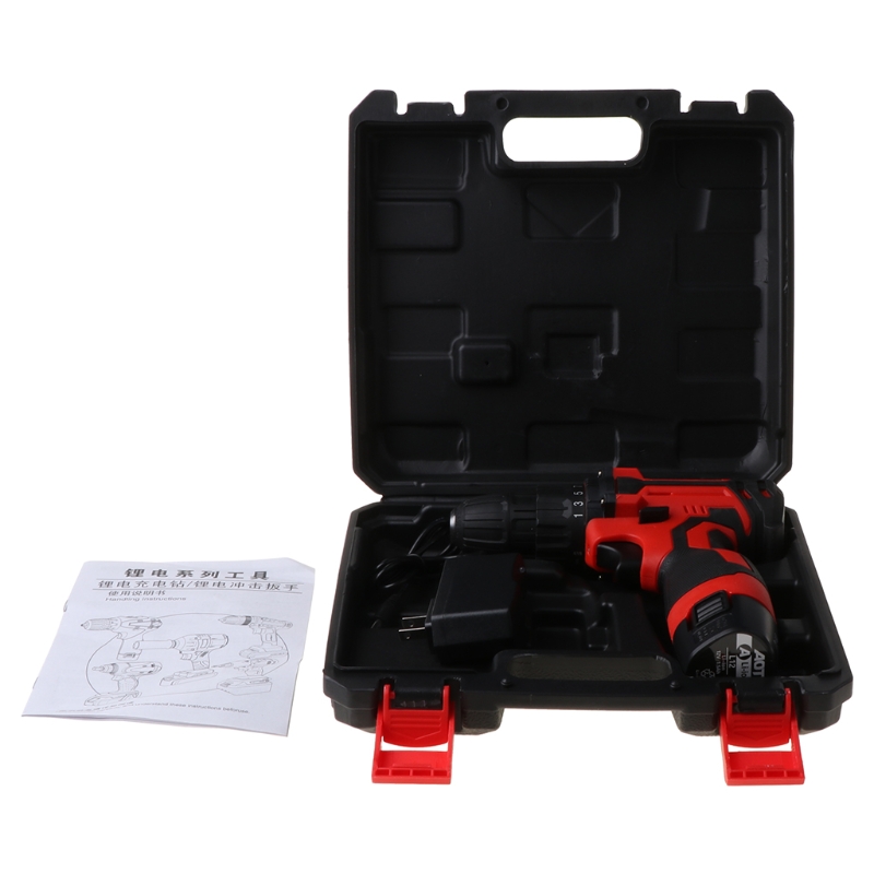 

12V Electric Screwdriver Wireless Power Driver Rechargeable Lithium-Ion Battery X4YD