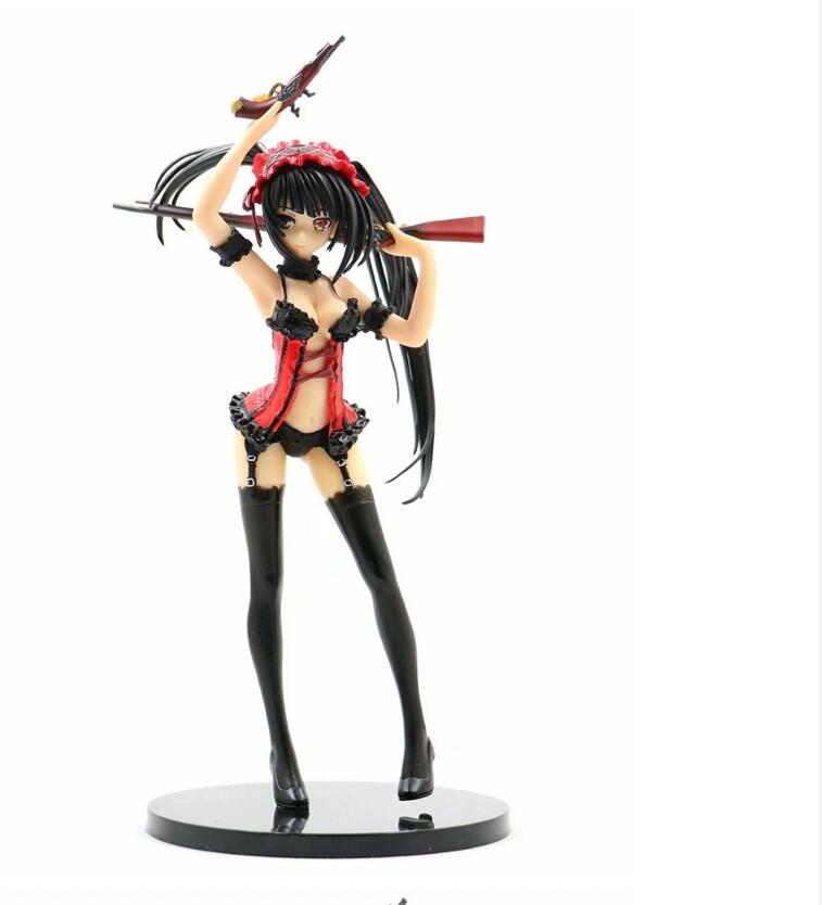 

Anime Date a LIVE Tokisaki Kurumi PVC Action Figure 22cm Anime Collectible Model Toy Doll Gift