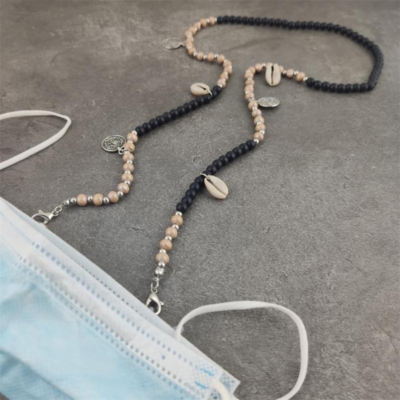 

Fashion Jewelry Multifunction Mask Retainer Chain Beads Metal Long Glasses Chains Sunglasses Strap Cord Eyewear Lanyard Necklace