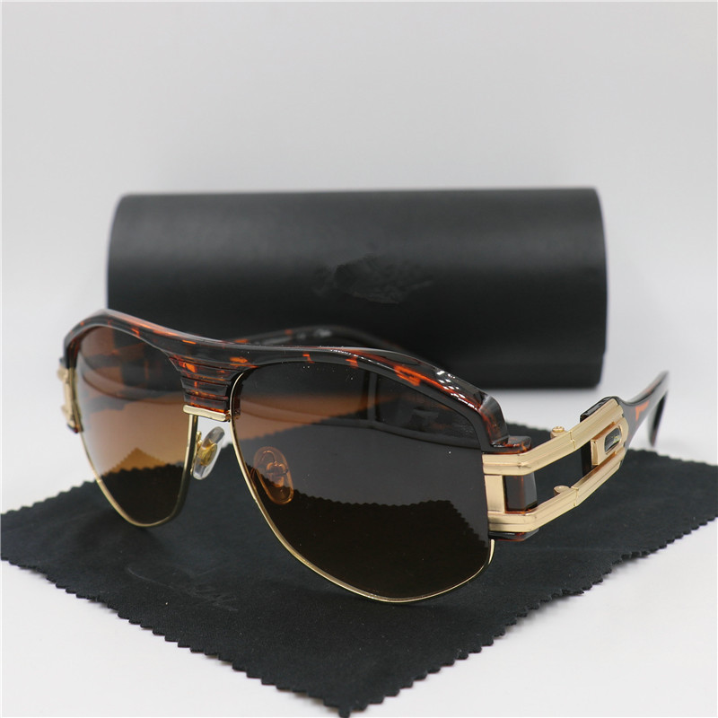 

Metal gold semi-framed sunglasses Large-size large-face glasses women sunglasses gafas de sol de los 671 metal sun glasses