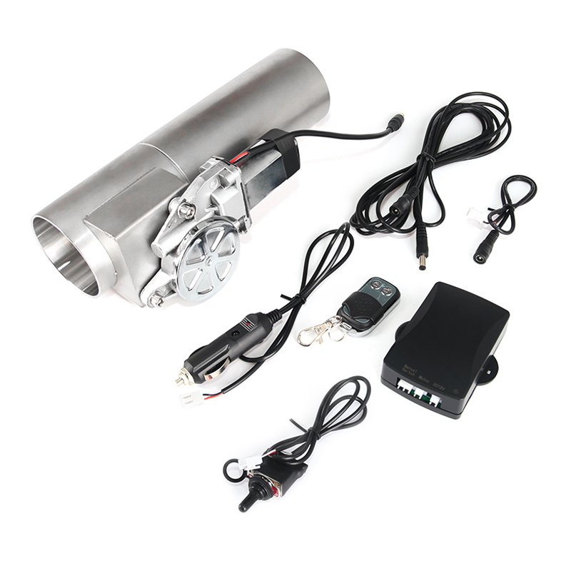 

Car accessories universal Electric exhaust pipe Straight valve exhaust Muffl cutout with remote control
