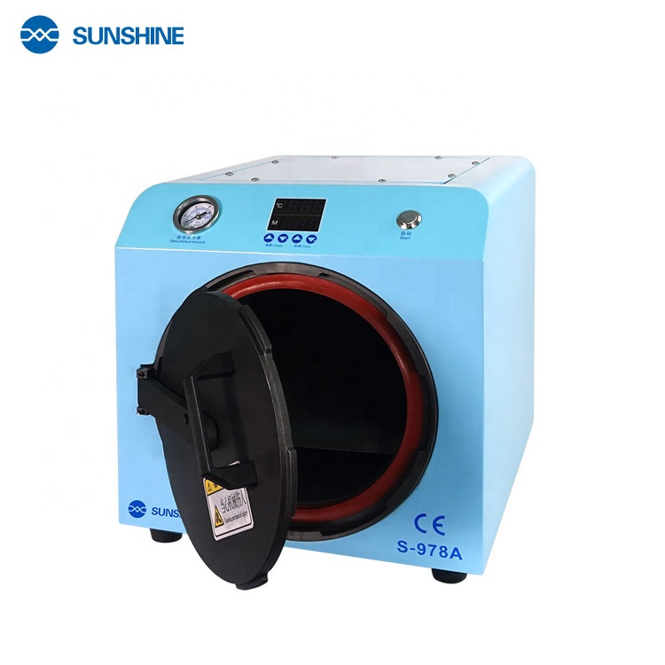 

SUNSHINE SS-978A One-button Intelligent defoaming machine Mini 220v/110v Oca Lcd Air Bubble Remover Machine LCD Refurbishment