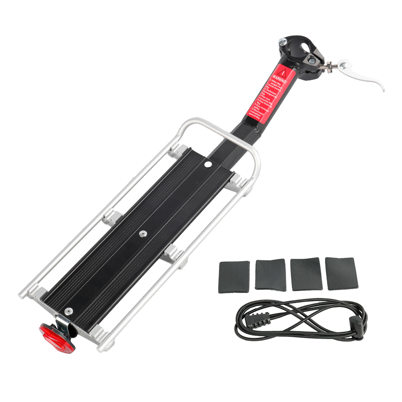 

Deemount Quality Bicycle Cargo Carrier Seat Post Dia. 25-34mm 9KGS Load Bikes Rear Luggage Rack Bag Holder Stand Trunk RCK-043