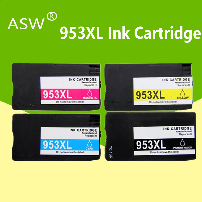 

ASW Compatible Ink Cartridge 953 953XL for pro 7740 8210 8218 8710 8715 8718 8719 8720 8725 8728 8730 8740 printer for 953