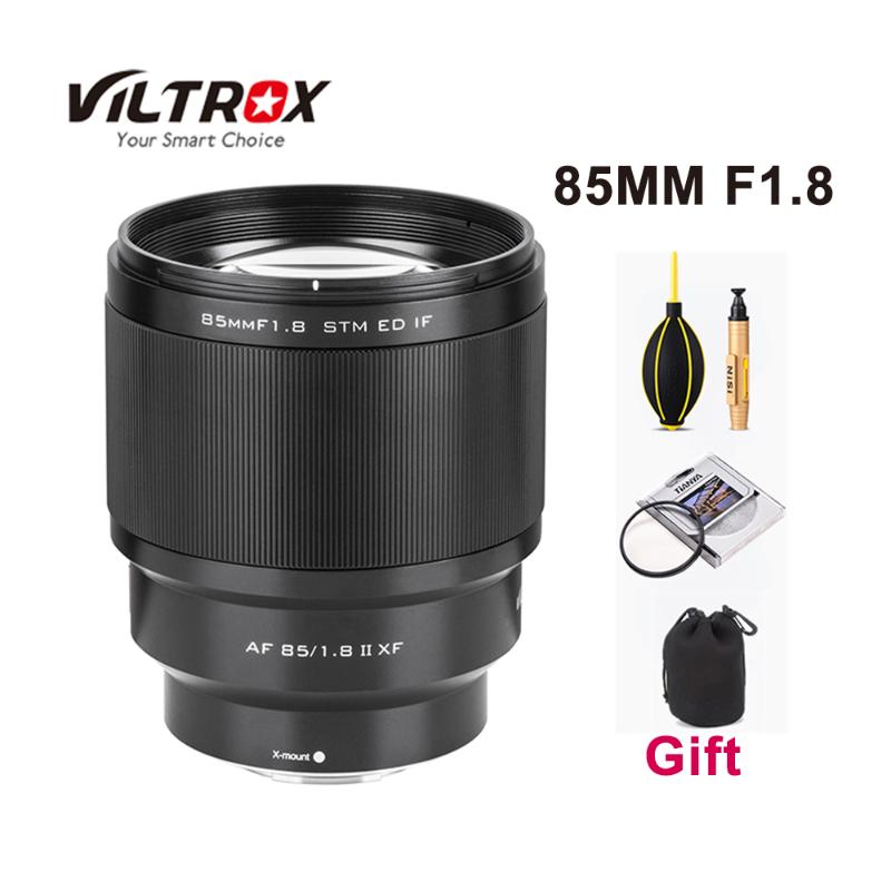 

VILTROX 85mm F1.8 Mark II Camera Lens Auto Focus Full Frame Lens X mount for Fujifilm Fuji FX-mount Camera X-T100 X-T3 X-Pro2