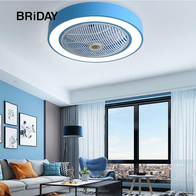 

59cm led ceiling fan lamps with lights remote control Macaron ventilator lamp Silent Motor bedroom decor modern fans