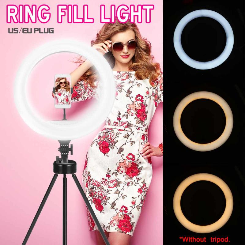 

18 inch LED Ring Light Dimmable Ring lamp Photography makeup Light Lamp stand selfie