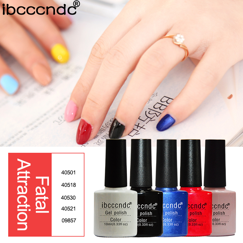 

5 Color Nail Art Gel Set 10ML UV Gel Nail Polish Soak Off Semi Pernament Long Lasting Lacquer Varnish Nails Tool IBCCCNDC