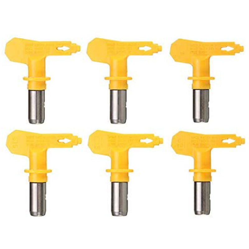 

Watering Equipments 6 Pack Reversible Spray Tip Nozzle For Airless Paint And Sprayer Spraying Machine (219), Yellow