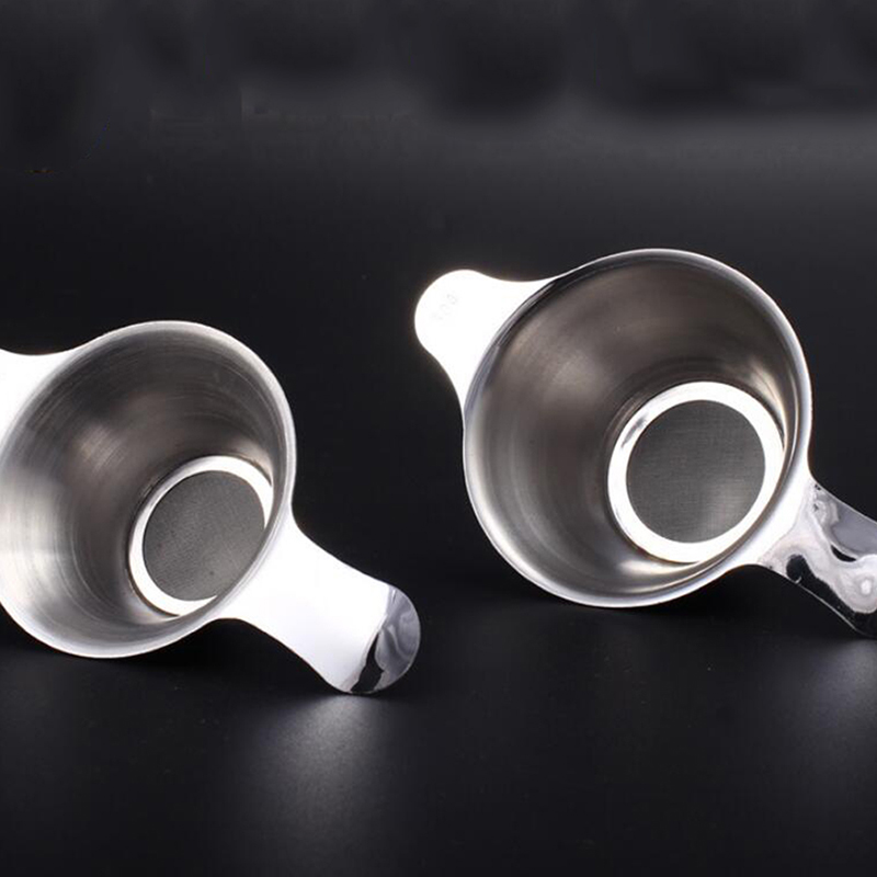 

1PC Stainless Steel Strainer Fine Mesh Chinese Kungfu Leaf Funnel Filter For & Coffee Kitchen Accessories Tools