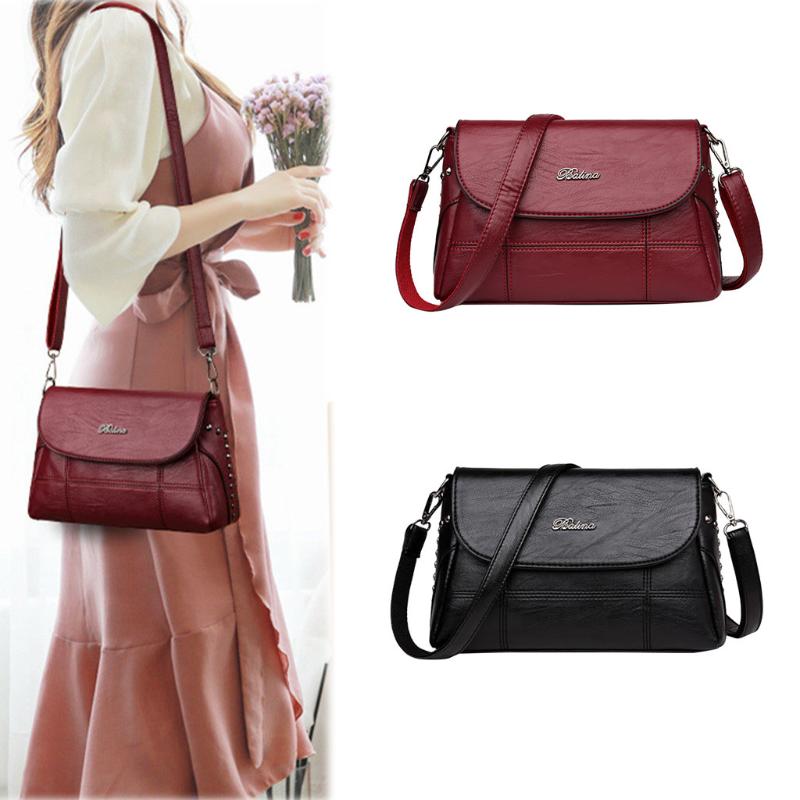 

Woman Bags 2021 Fashion Shoulder Solid Color Messenger Mummy Wild Handbag bolsa masculina sac femme feminina, Bk