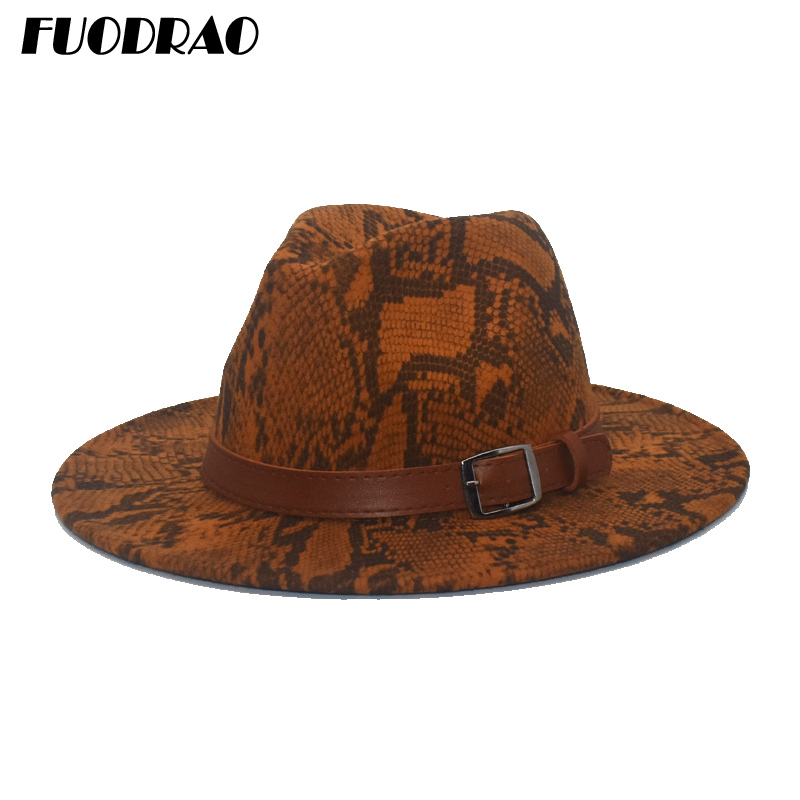 

Wide Brim Hats FUODRAO Autumn And Winter Men's Warm Faux Wool Hat Retro Harajuku Style High-Top Jazz Panama F79, Dark grey