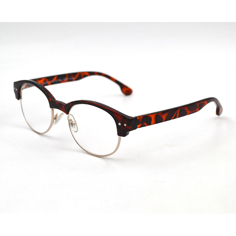 

Semi Rim Women's Reading Glasses magnifier Cat Eye Oval Acetate Frame Ladies Leopard Spectacles Diopters Sight +1.0 2.0 2.5 +3.0