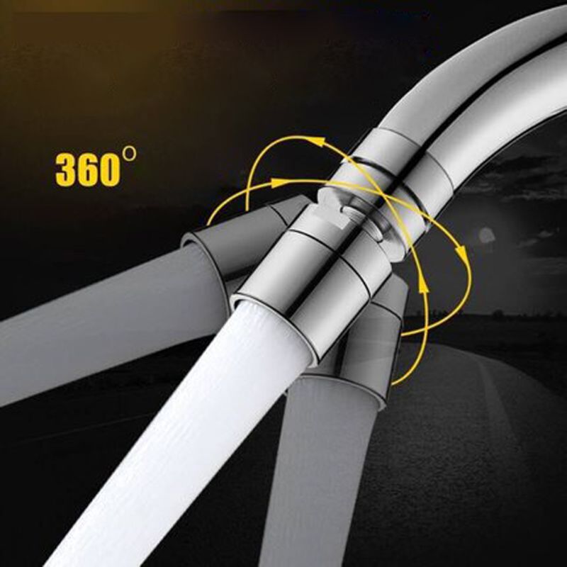 

Brass Water Saving Tap Faucet Aerator Sprayer Attachment with 360-Degree Swivel