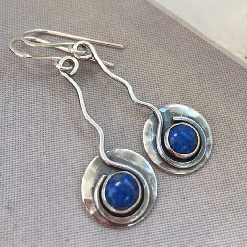 

Vintage Spiral Texture Drop Earrings Charm Ethnic Round Beaded Dangle Earrings For Women Boho Beach Holiday Jewelry Gift O3Y109