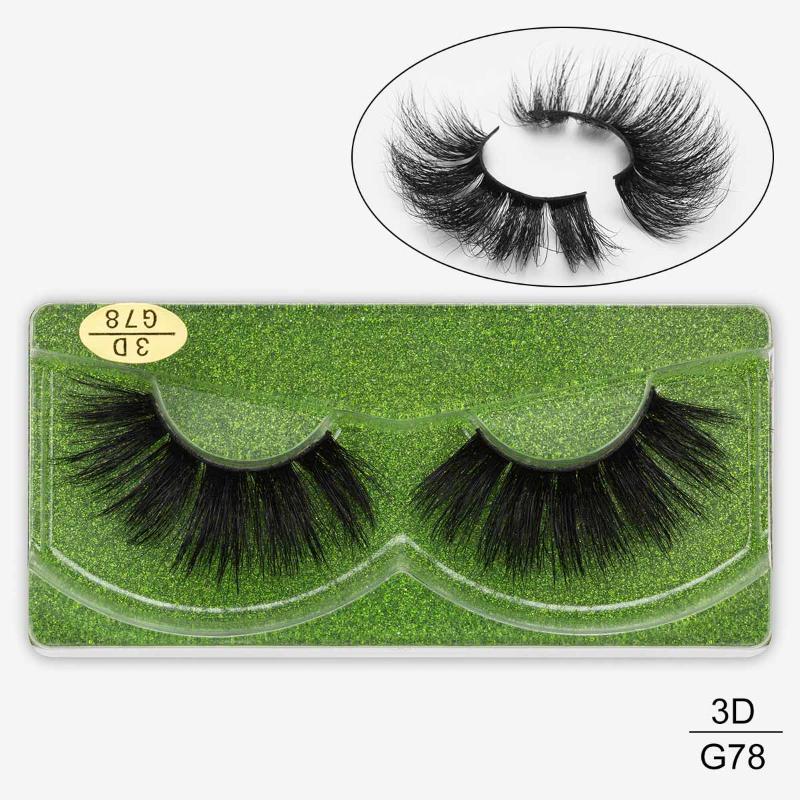 

25mm Long 3D mink lashes extra length mink eyelashes Big dramatic volumn eyelashes strip thick false eyelash