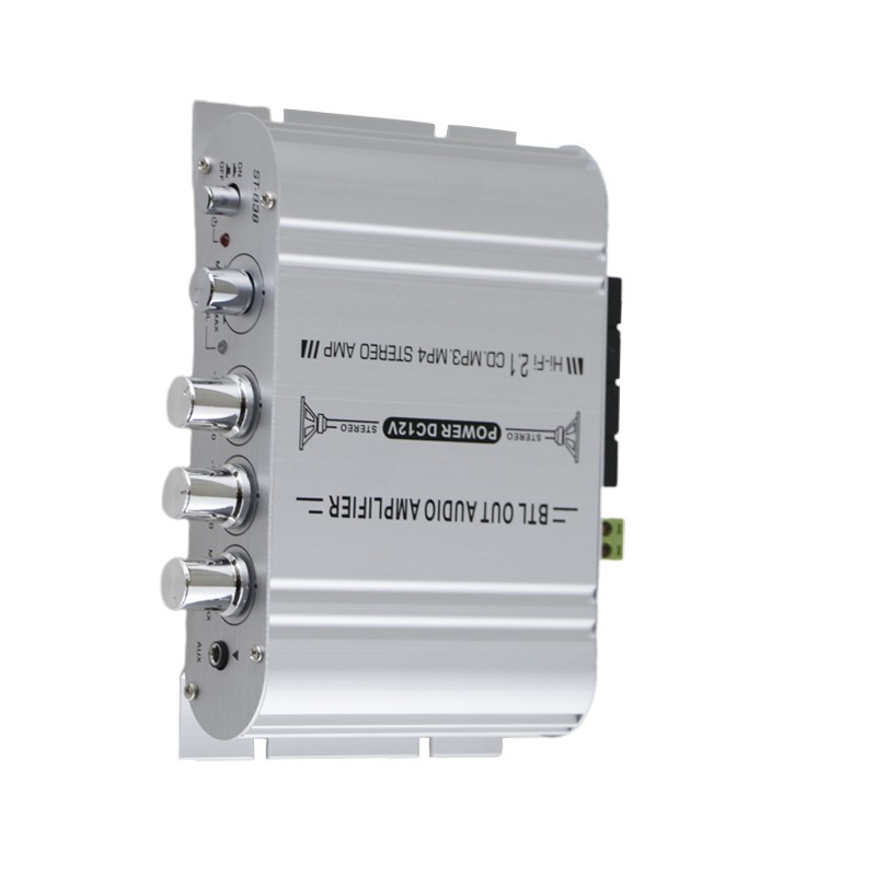 

12V Bass 12V/2A Audio Car Channel Aluminum alloy Auto Car Nice