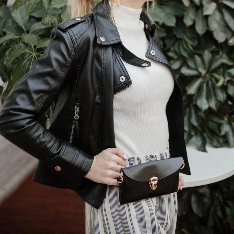 

Chest pocket Women Outdoor Solid Color Chain Hasp PU Messenger Bags Sports Satchels Polyester Crossbody Chest Waist Bag June18, Black