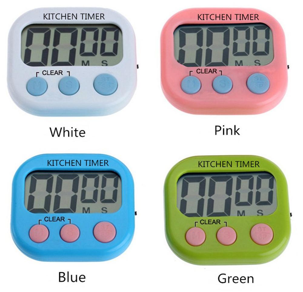 

Magnetic Digital Kitchen Timer LCD Screen Countdown Stand Cooking Alarm Clock Practical Supplies Kitchen Accessions Thin