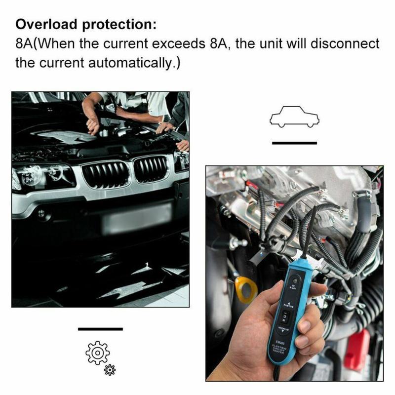 

Hot Power Probe Car Electric Circuit Tester Automotive with 5m Cable 6-24V Sun EM285 All Tools