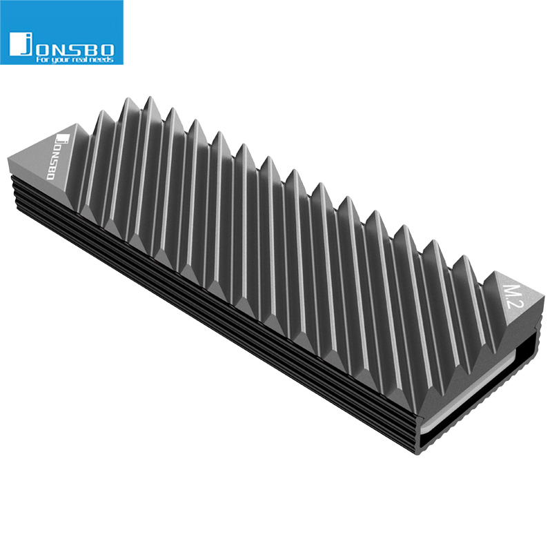 

Jonsbo M.2 SSD NVMe Heat Sink M2 2280 Solid State Hard Disk Aluminum Heatsink with Thermal Pad Desktop PC Thermal