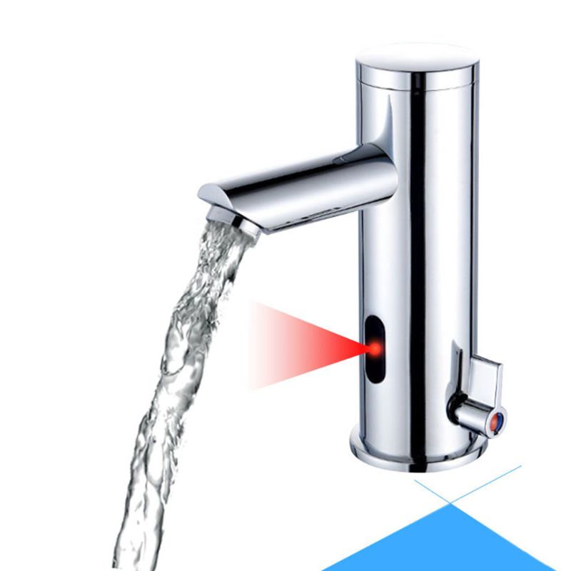 

Infrared Automatic Induction Faucet Hot Cold Water Mixer Bathroom Sink Water Tap