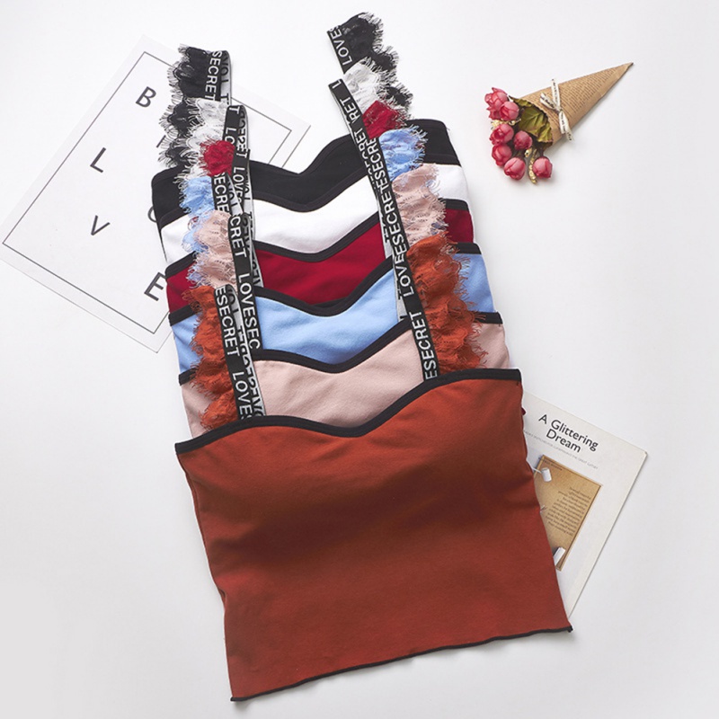 

Sexy Bras Seamless Lace Sling Underwear Bras Women Exposed Navel Base Thin Lace Comfy Intimates #