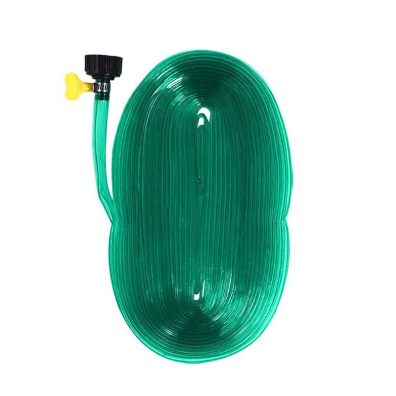 

12m Trampoline Sprinkler Outdoor Garden Water Park Toys Cooling Watering Pipe Easily Carrying Part Eco-friendly Tool, As pic