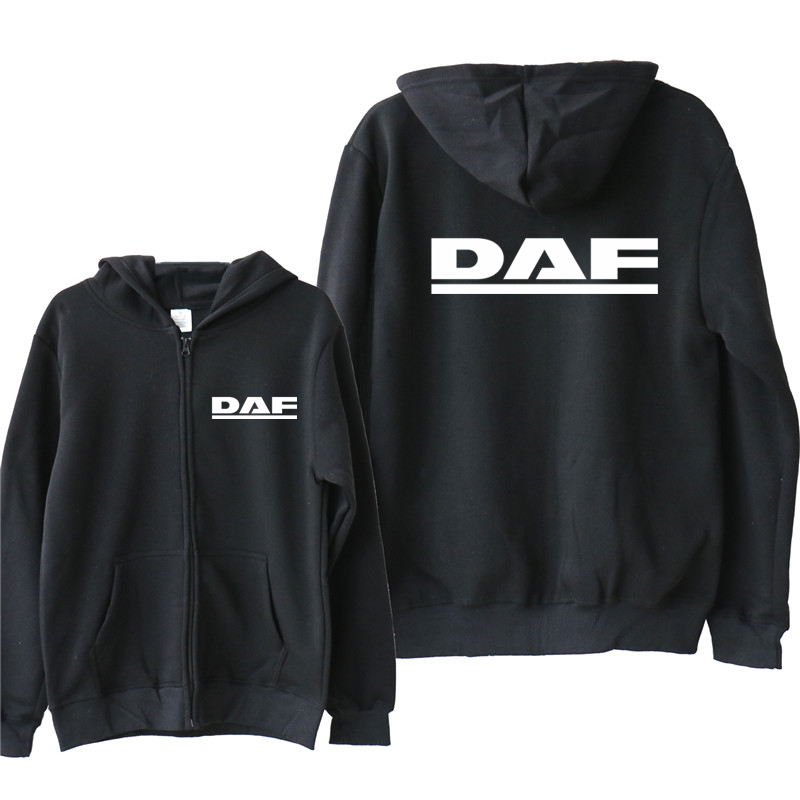 

Sweatshirt Hoodies Men Fashion Coat Fleece Pullover Unisex Autumn DAF Trucks Sweatshirts, As picture