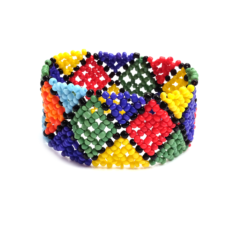 

MEILIYISHI Vintage colorfull beads Stretch handmade Charm Bracelet Fashion mixcolor Bracelet Friendship