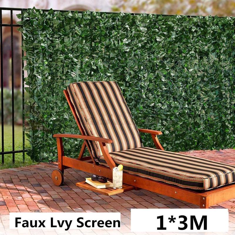 

1x3M Plant Wall Artificial Lawn Boxwood Hedge Garden Backyard Home Decor Simulation Grass Turf Rug Lawn Outdoor Flower wall, As pic
