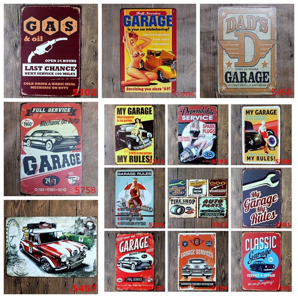 ABLERTRADE DHArt Nostalgic Wall Art Tin Signs Vintage SPA-Francorchamps Metal Sign Garage Man Cave Wall Plate 12X12 Inch
