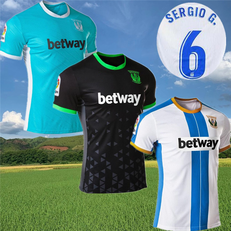 

CD Leganés Soccer Jerseys 2020 21 Club Deportivo Leganes OSCAR SERGIO G. AITOR R. FEDE VARELA EN-NESYRI EL ZHAR Football shirt, Away
