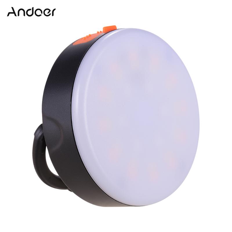 

Andoer LY-02 Mini RGB LED Fill Light Photography Lamp Portable Multi-functional Superbright 3200K-6500K Built-in Battery White