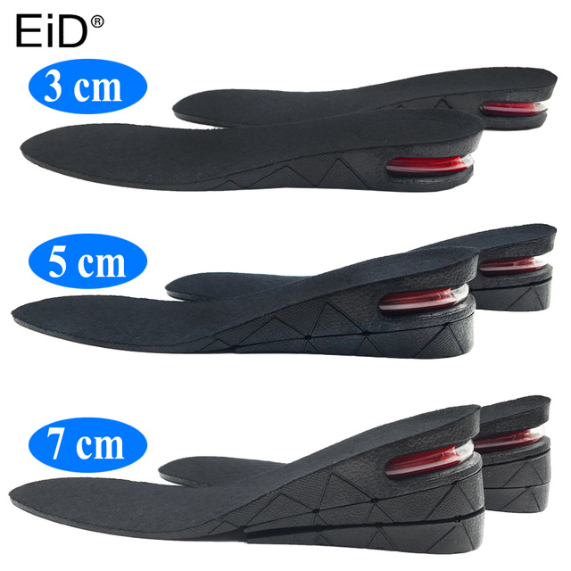 

nserts & Cushions EiD 3-7cm Height Increase Insole Cushion Height Lift Adjustable Cut Shoe Heel Insert Taller shockarch Support Absorbant..., White;pink