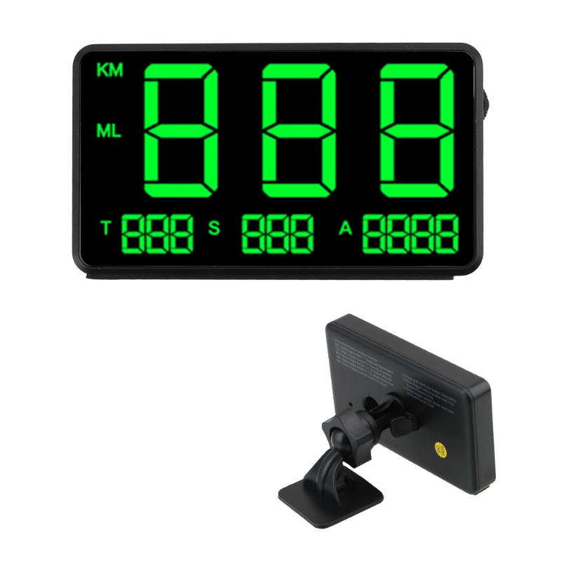 

Big Fonts LED Display Altitude Display Projector Car Head Up Car GPS Speedometer Odometer C60s/C80 KM/h MPH styling