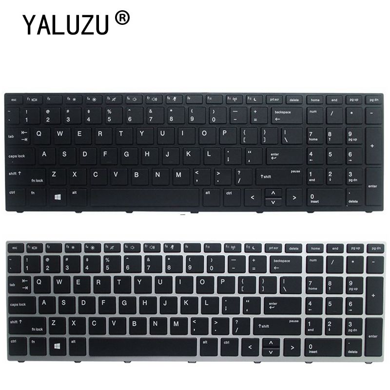 

YALUZU Backlit New US laptop Keyboard for Probook 450 G5 455 G5 470 English Keyboard