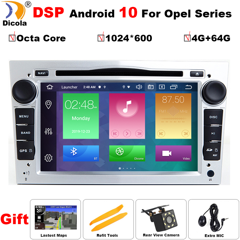 

4+64G PX5 DSP 2din Auto Radio Android 9 For /ASTRA/Zafira/Corsa Octa Core 4GB GPS Car Multimedia Player DVD Wifi USB DVR car dvd