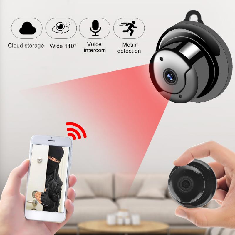 

Home Security Surveillance Wireless Mini IP Camera 1080P HD IR Night Vision Micro Camera WiFi Detect Baby Monitor