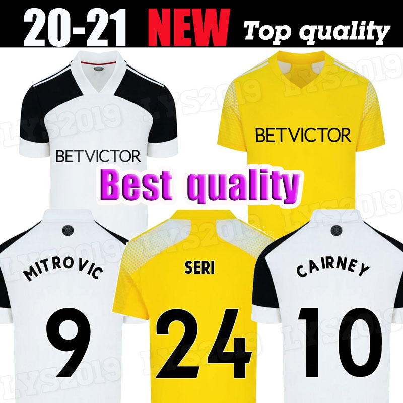 

20 21 MITROVIC CAIRNEY soccer jerseys league 2020 2021 SERI I.CAVALEIRO ANGUISSA HOME WHITE AWAY YELLOW men kids set FOOTBALL SHIRTS uniform