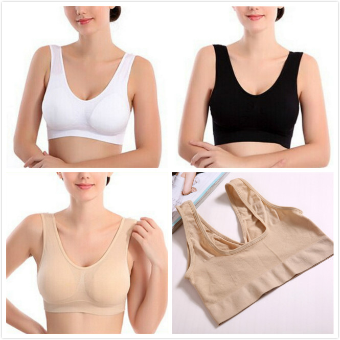 

Women Yoga Bra Breathable Sports Bra Fitness Underwear Running Sport Top Sport Gym Sports Wear Quick Drying Gym Top, Black
