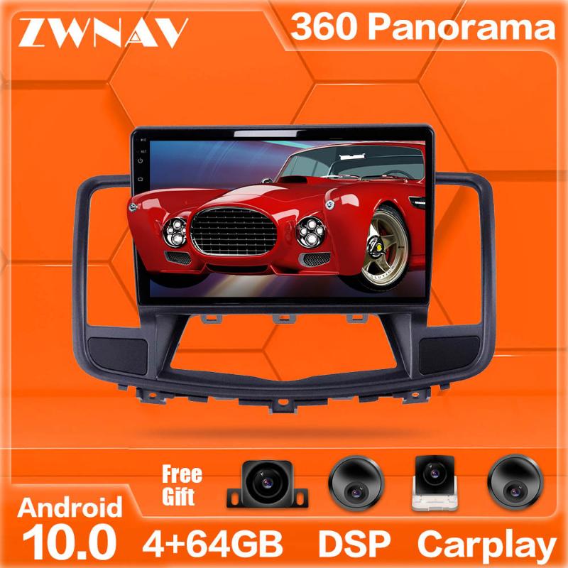 

4G+64GB 10 INCH Android 10.0 Car Multimedia Player For Teana J32 2008-2013 Auto Radio Stereo Multimedia Player Head Unit car dvd