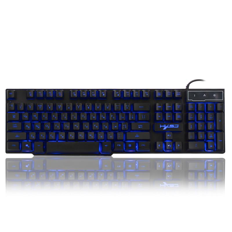

Russian/English Mechanical Keyboard 104 keys Backlit Gaming keyboards USB Wired clavier For Computer Notebook